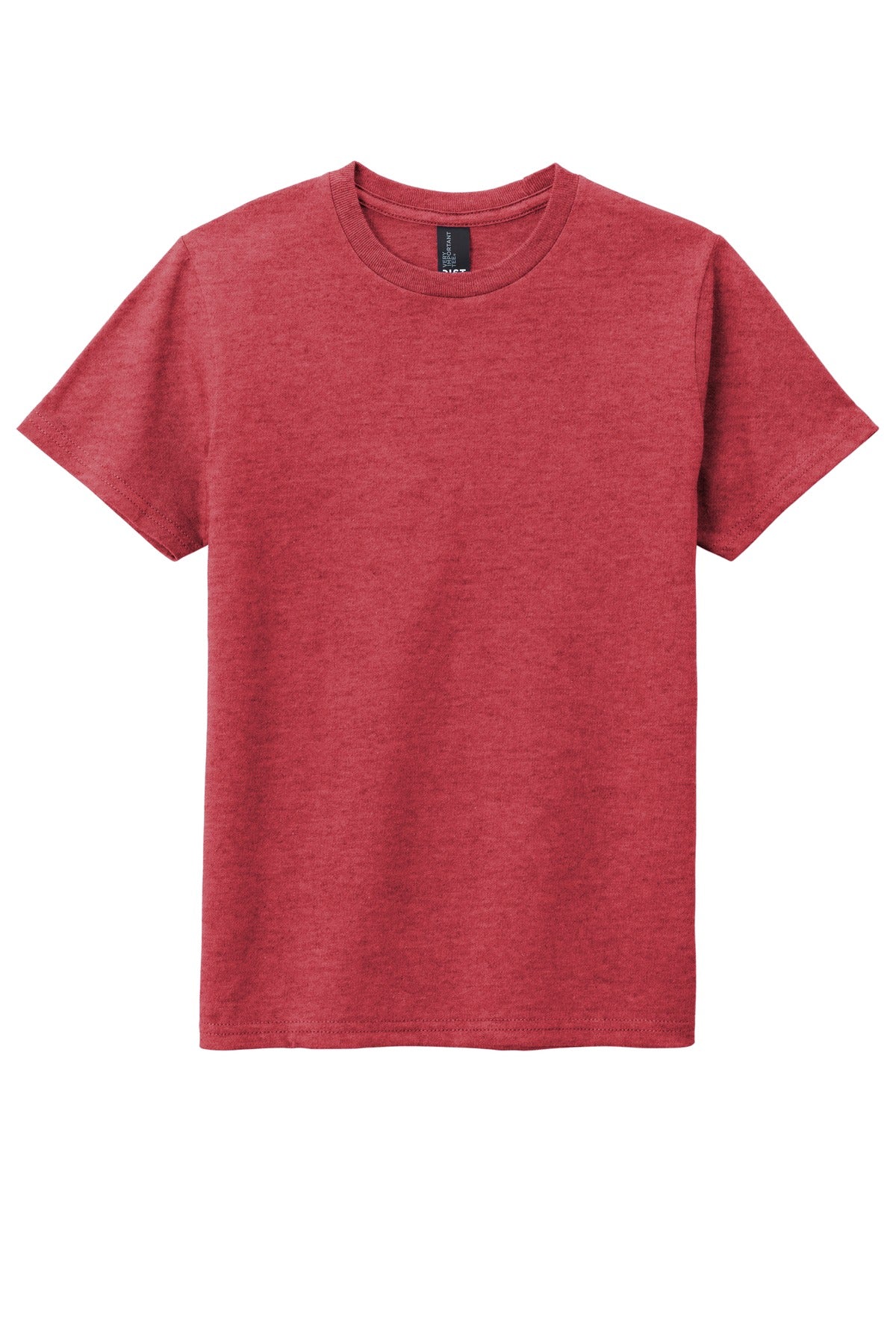 District Youth Very Important Tee DT6000Y Heathered Red
