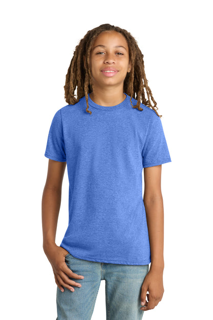 District Youth Very Important Tee DT6000Y Heathered Royal