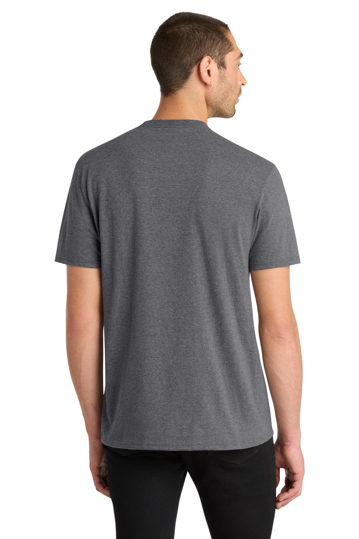 District Very Important Tee DT6000 Heathered Charcoal