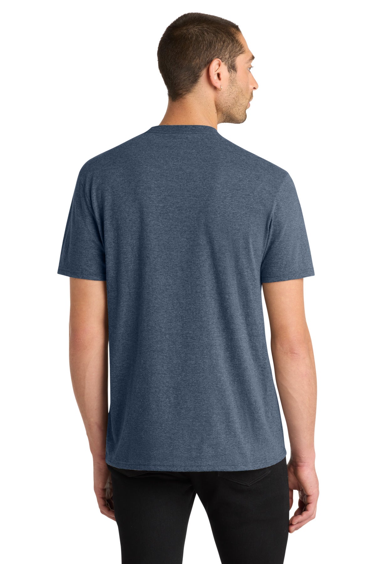 District Very Important Tee DT6000 Heathered Navy