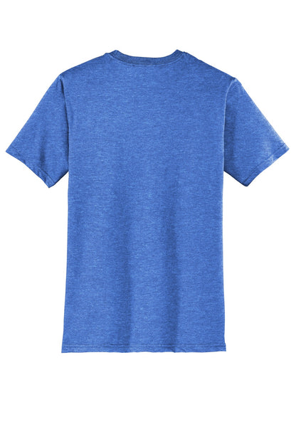 District Very Important Tee DT6000 Heathered Royal
