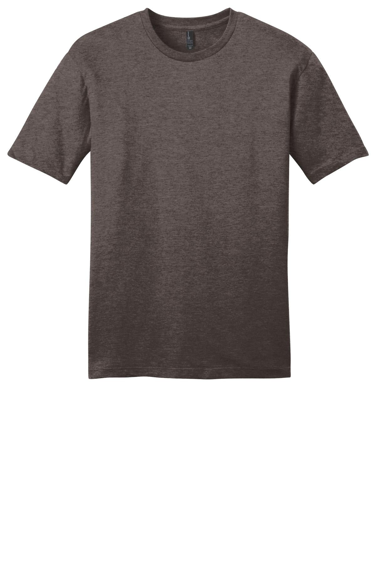 District Very Important Tee DT6000 Heathered Brown