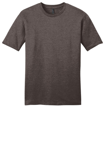 District Very Important Tee DT6000 Heathered Brown