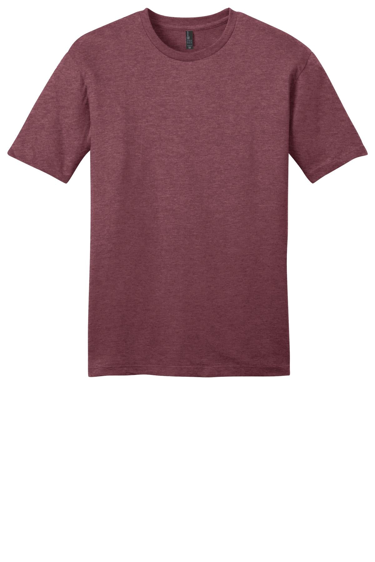 District Very Important Tee DT6000 Heathered Cardinal