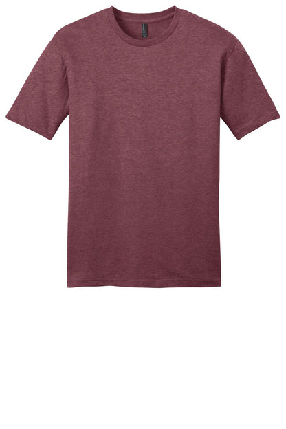 District Very Important Tee DT6000 Heathered Cardinal