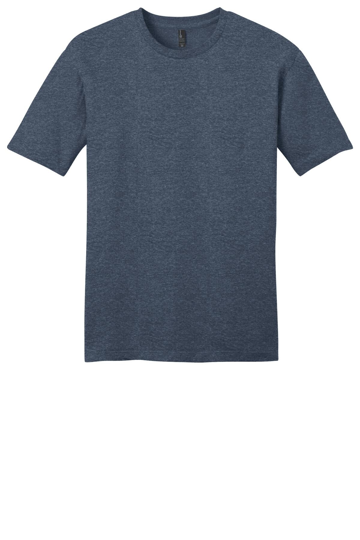 District Very Important Tee DT6000 Heathered Navy