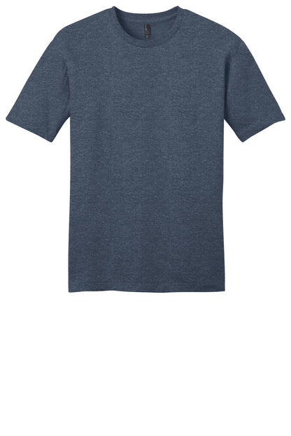 District Very Important Tee DT6000 Heathered Navy