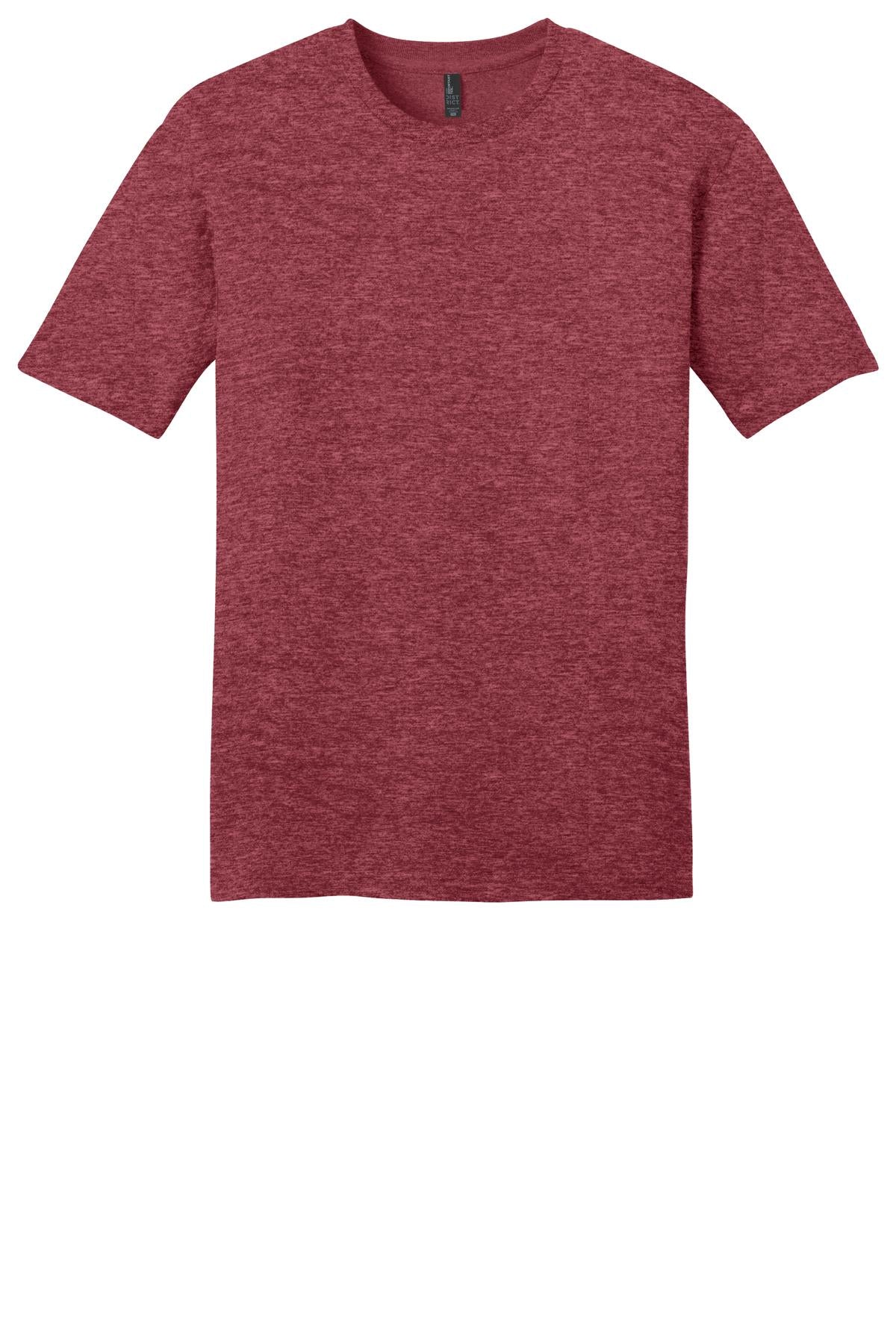 District Very Important Tee DT6000 Heathered Red