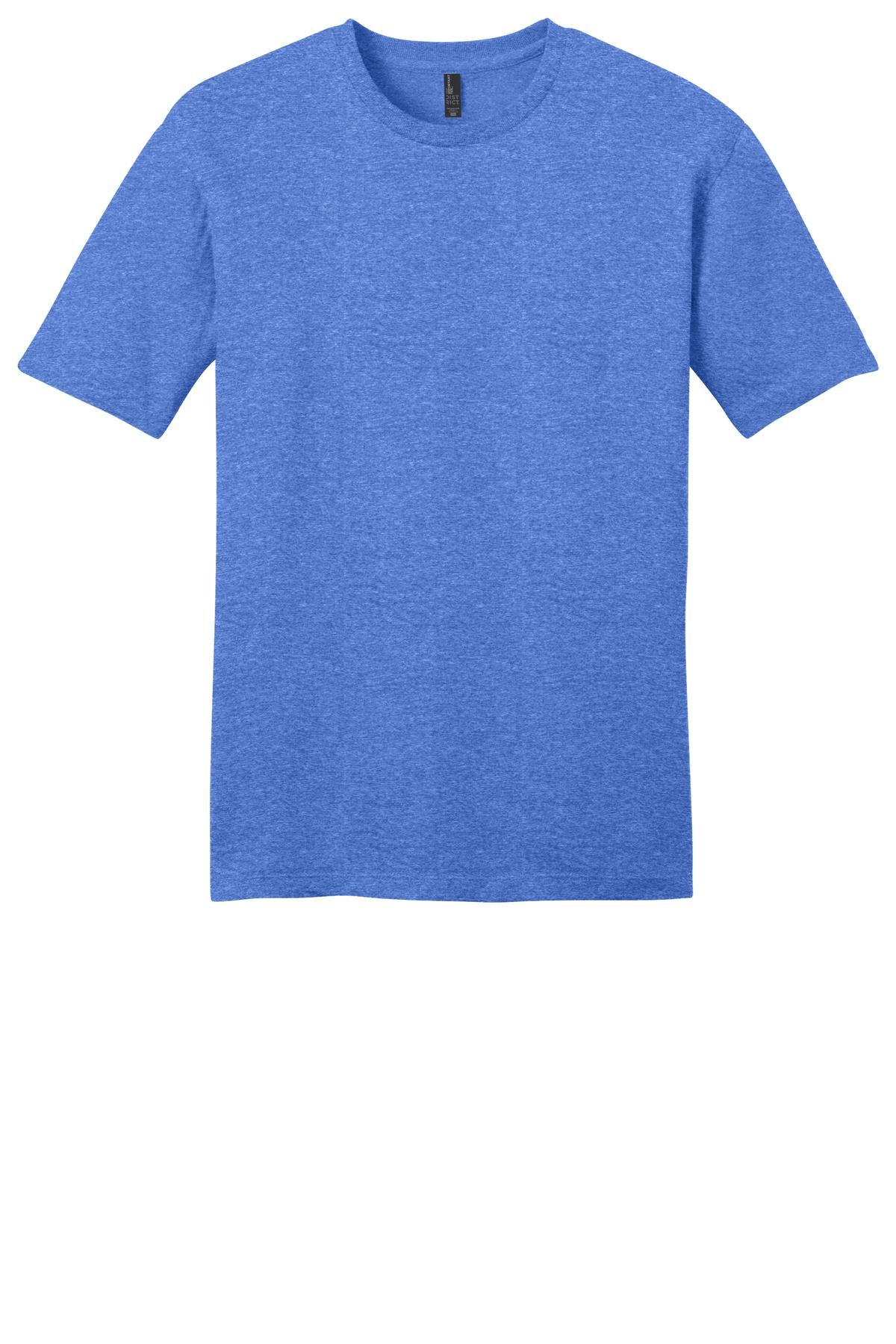 District Very Important Tee DT6000 Heathered Royal