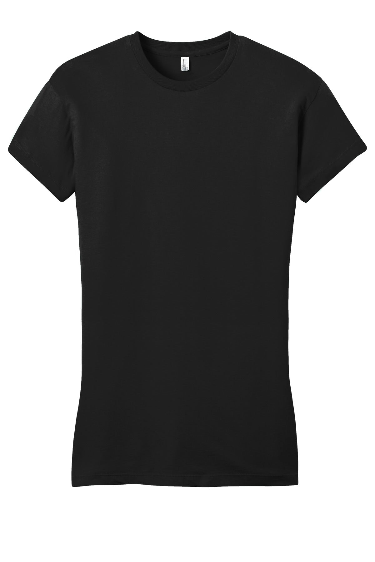 District Women's Fitted Very Important Tee DT6001 Black