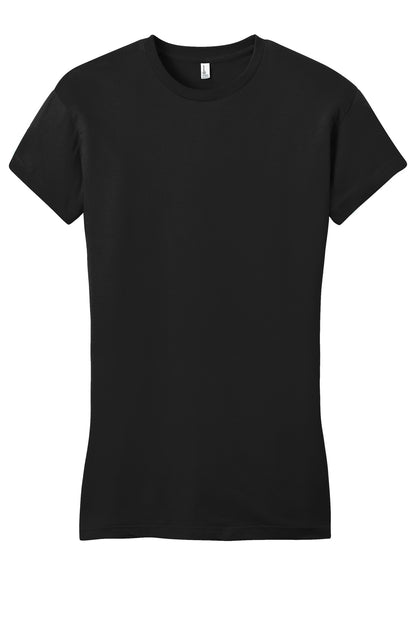 District Women's Fitted Very Important Tee DT6001 Black