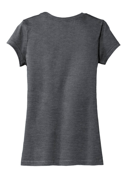 District Women's Fitted Very Important Tee DT6001 Heathered Charcoal
