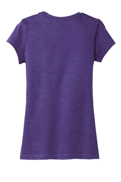 District Women's Fitted Very Important Tee DT6001 Heathered Purple