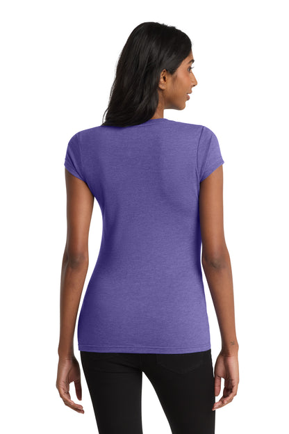 District Women's Fitted Very Important Tee DT6001 Heathered Purple