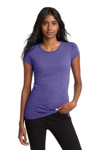 District Women's Fitted Very Important Tee DT6001 Heathered Purple