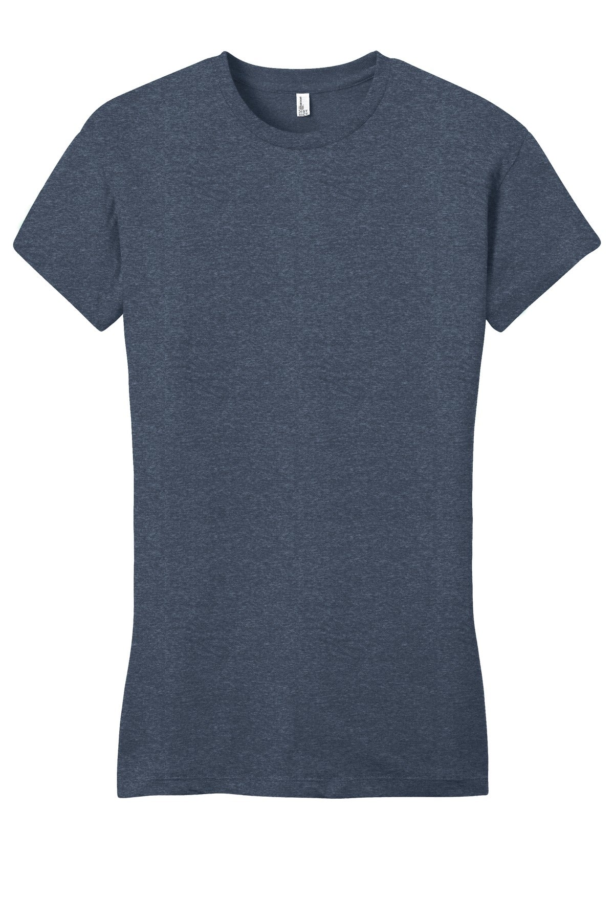 District Women's Fitted Very Important Tee DT6001 Heathered Navy