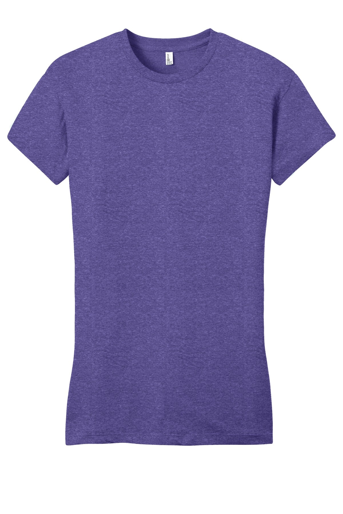 District Women's Fitted Very Important Tee DT6001 Heathered Purple