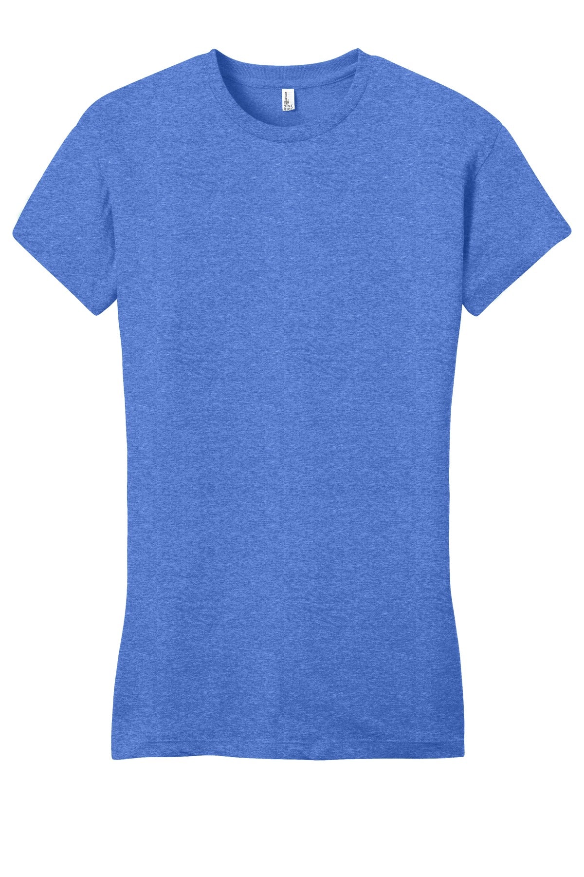 District Women's Fitted Very Important Tee DT6001 Heathered Royal
