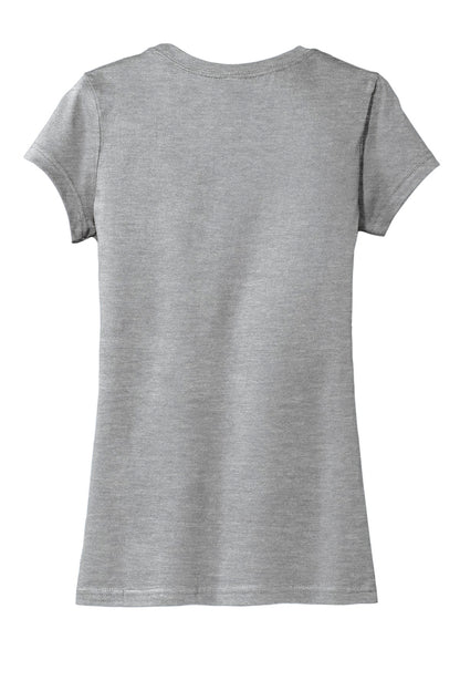 District Women's Fitted Very Important Tee DT6001 Light Heather Grey