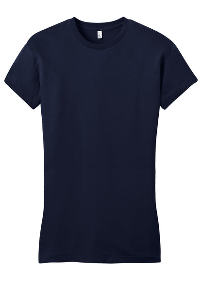 District Women's Fitted Very Important Tee DT6001 New Navy