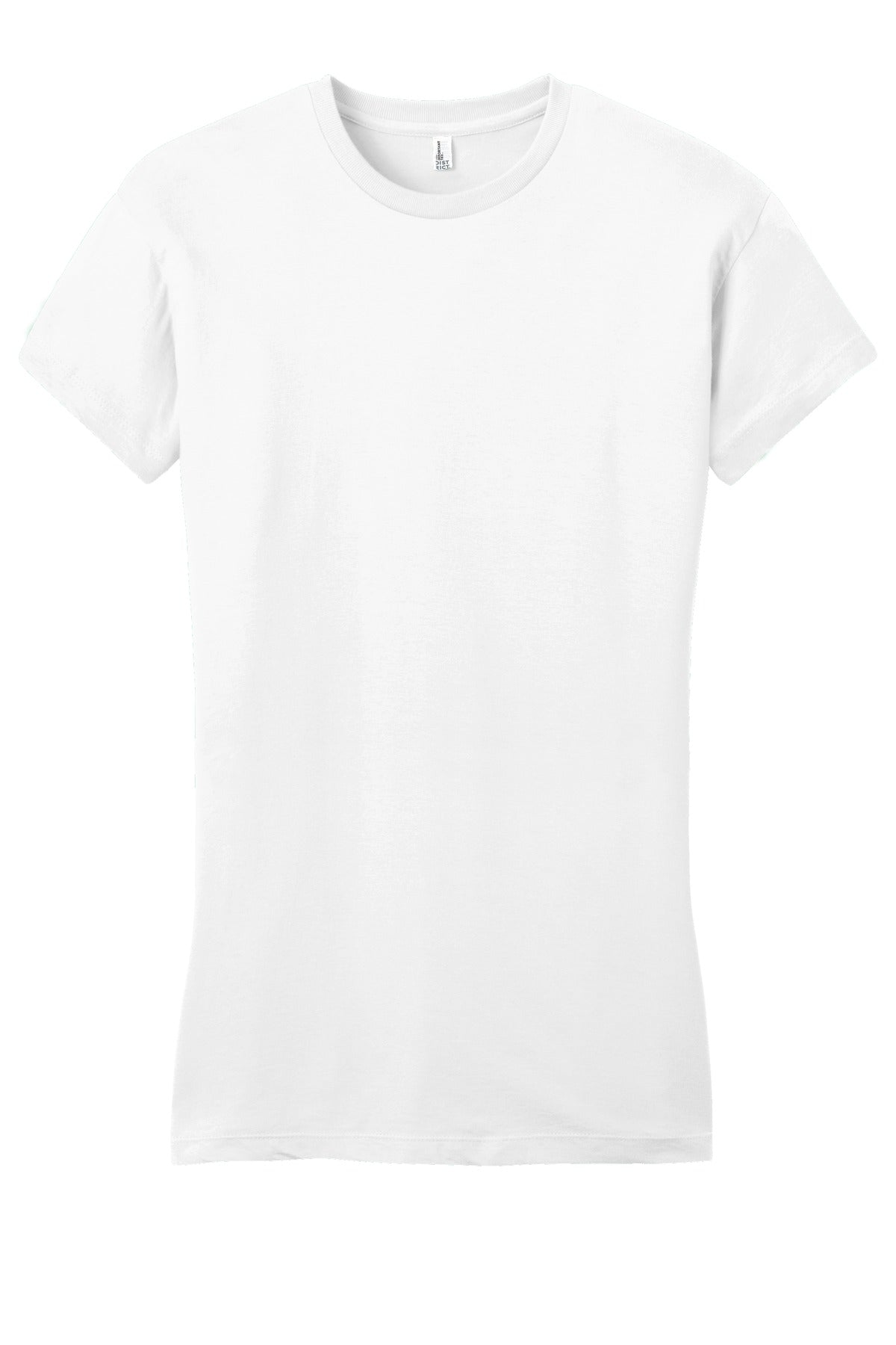 District Women's Fitted Very Important Tee DT6001 White