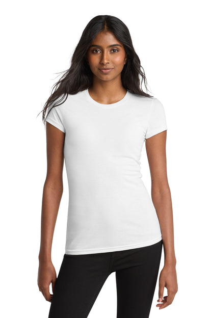 District Women's Fitted Very Important Tee DT6001 White