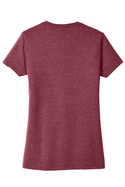 District Women's Very Important Tee  DT6002 Heathered Cardinal