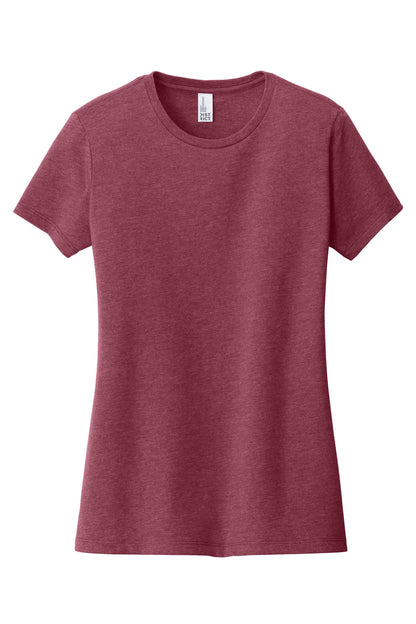 District Women's Very Important Tee  DT6002 Heathered Cardinal