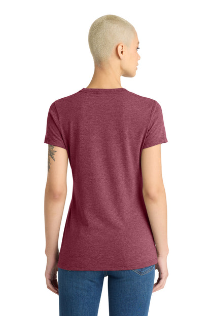 District Women's Very Important Tee  DT6002 Heathered Cardinal