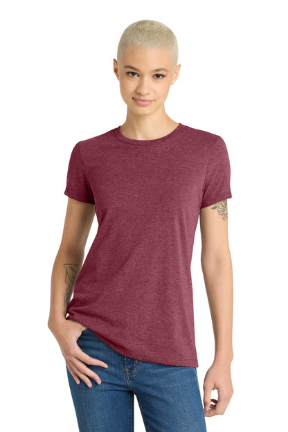 District Women's Very Important Tee  DT6002 Heathered Cardinal