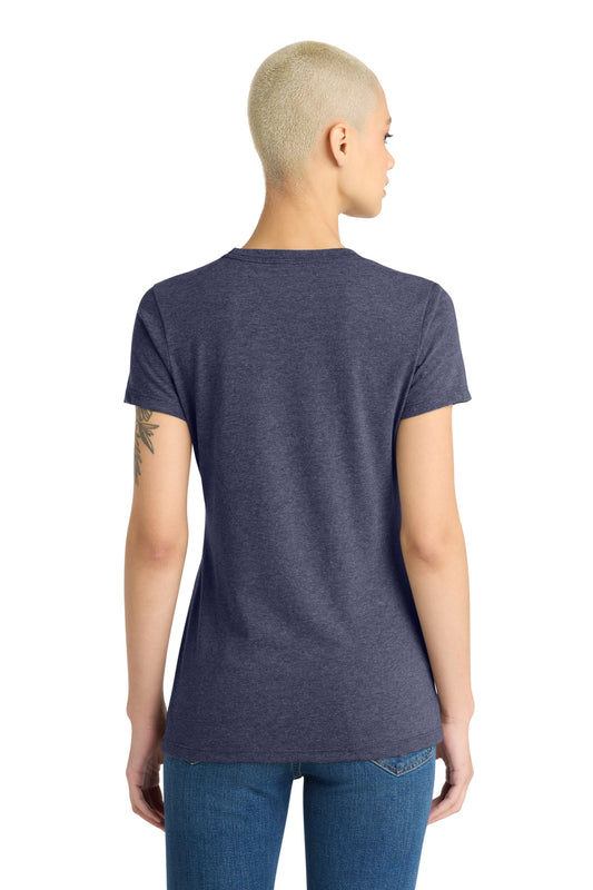 District Women's Very Important Tee  DT6002 Heathered Navy