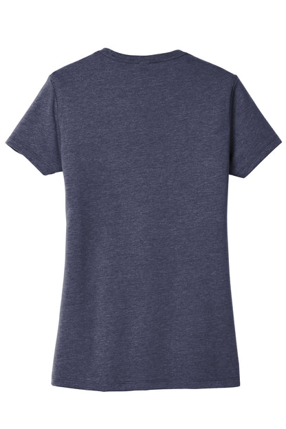 District Women's Very Important Tee  DT6002 Heathered Navy