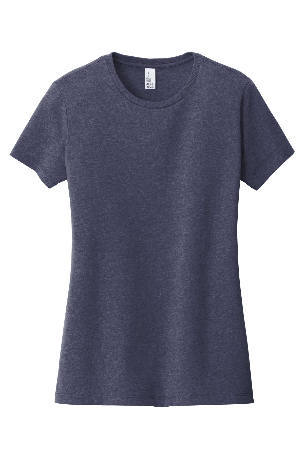 District Women's Very Important Tee  DT6002 Heathered Navy