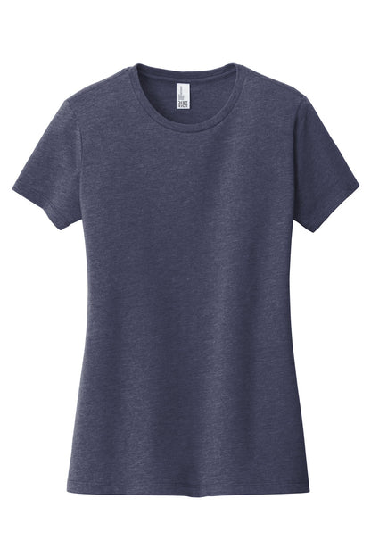 District Women's Very Important Tee  DT6002 Heathered Navy