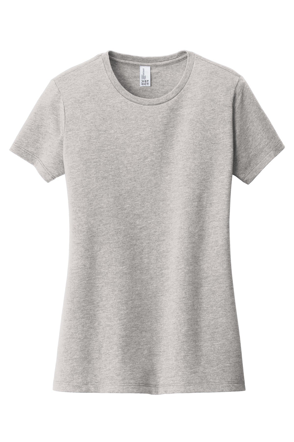 District Women's Very Important Tee  DT6002 Light Heather Grey
