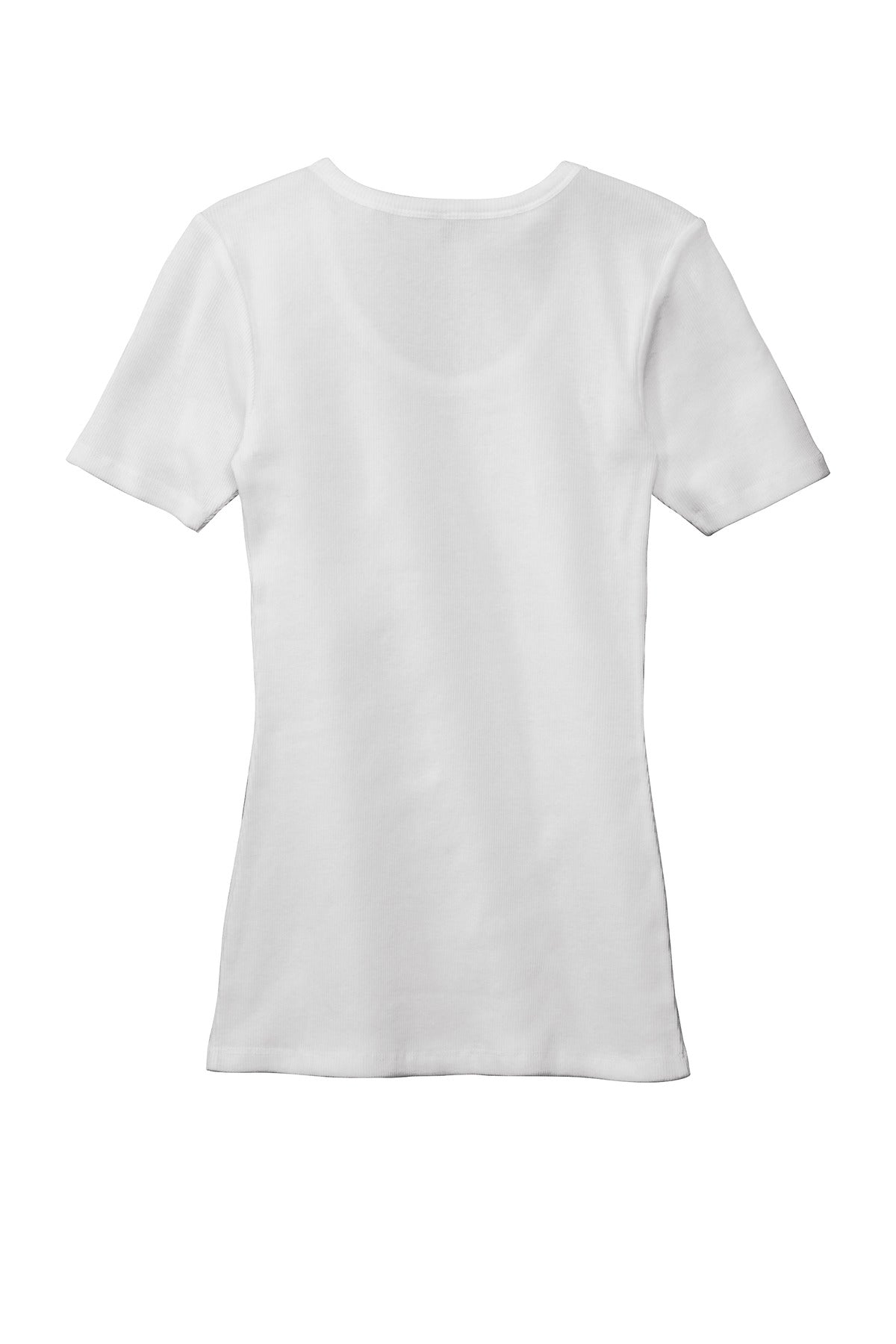District Women's VITRib Scoop Neck Tee DT6020 White