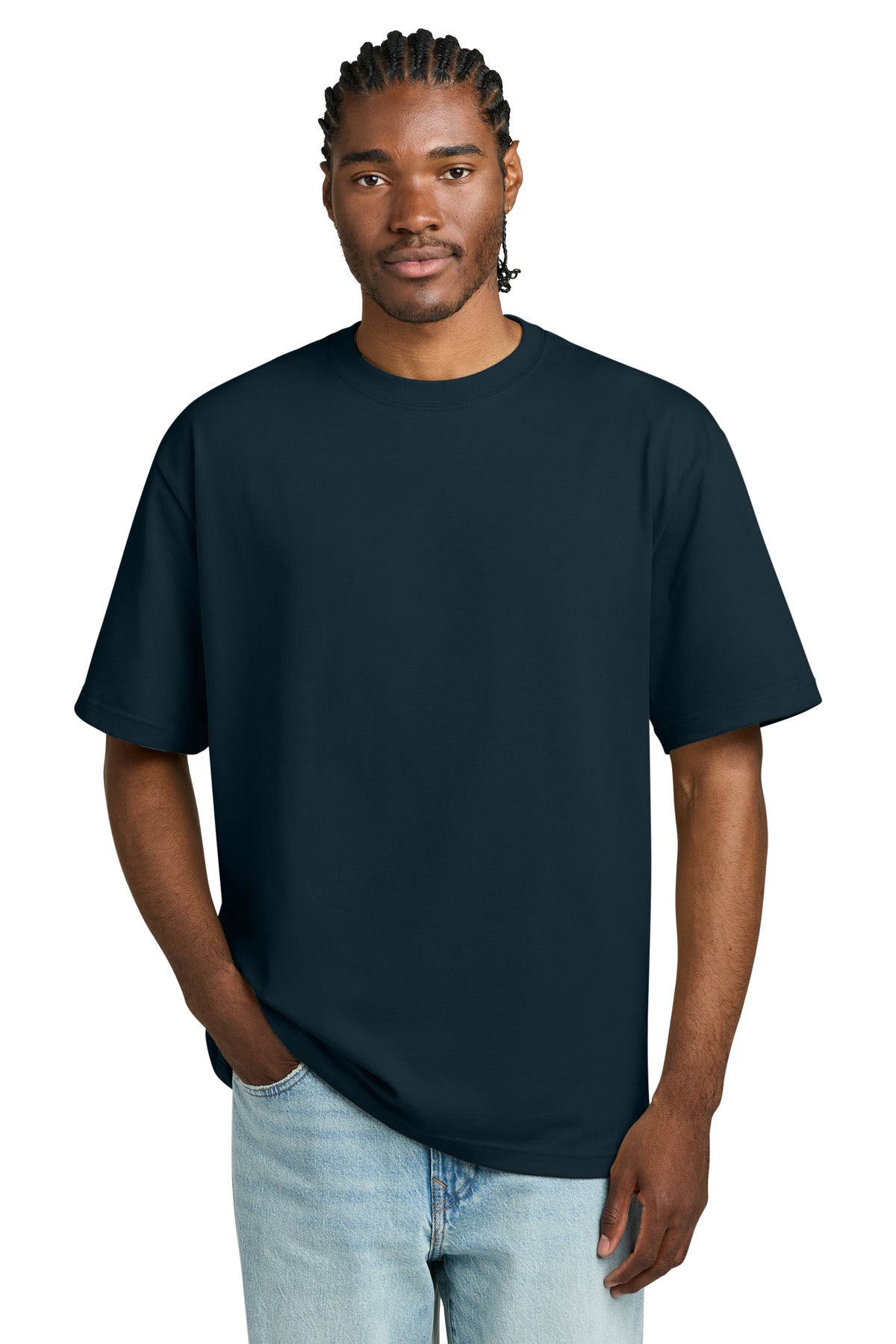 District Heavyweight Very Important Tee DT6065 Navy Blue