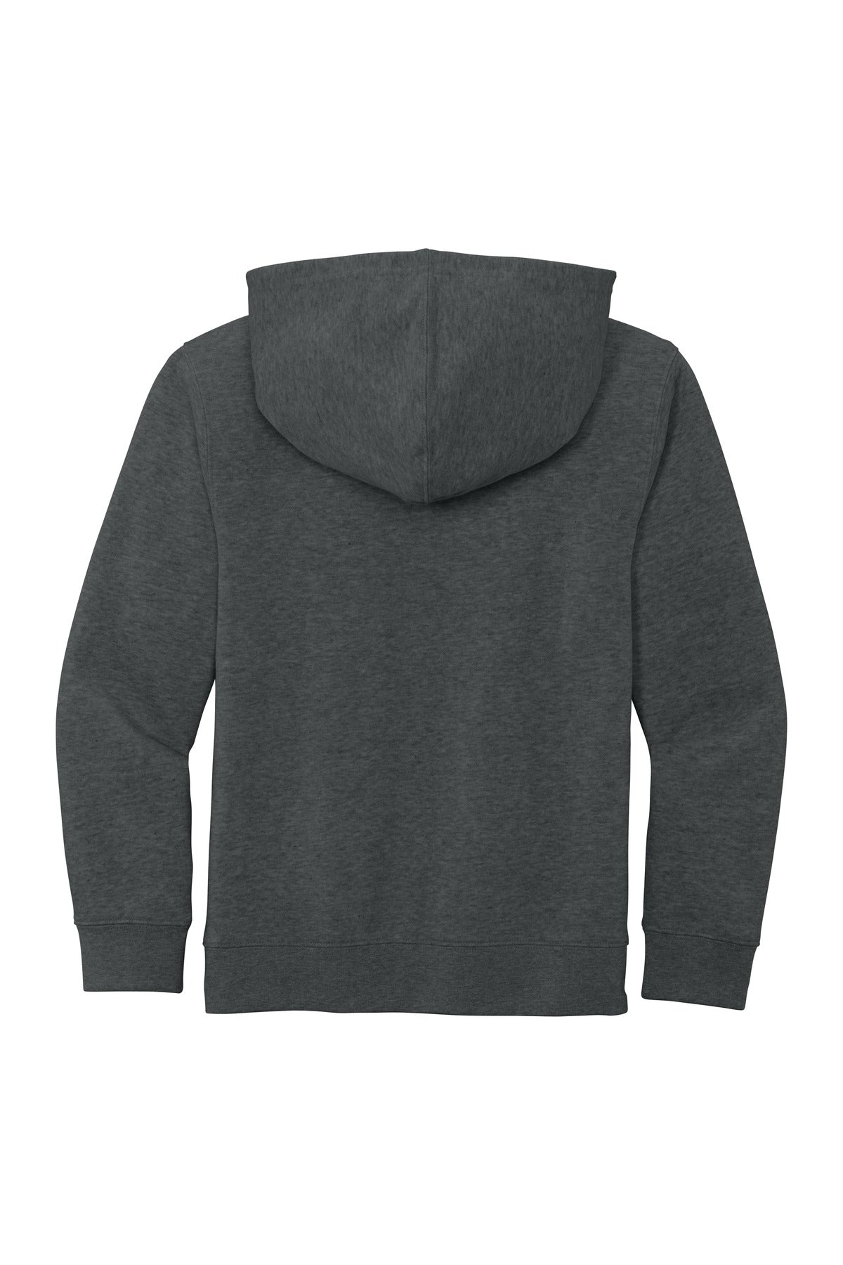 District Youth VITFleece Hoodie DT6100Y Heathered Charcoal
