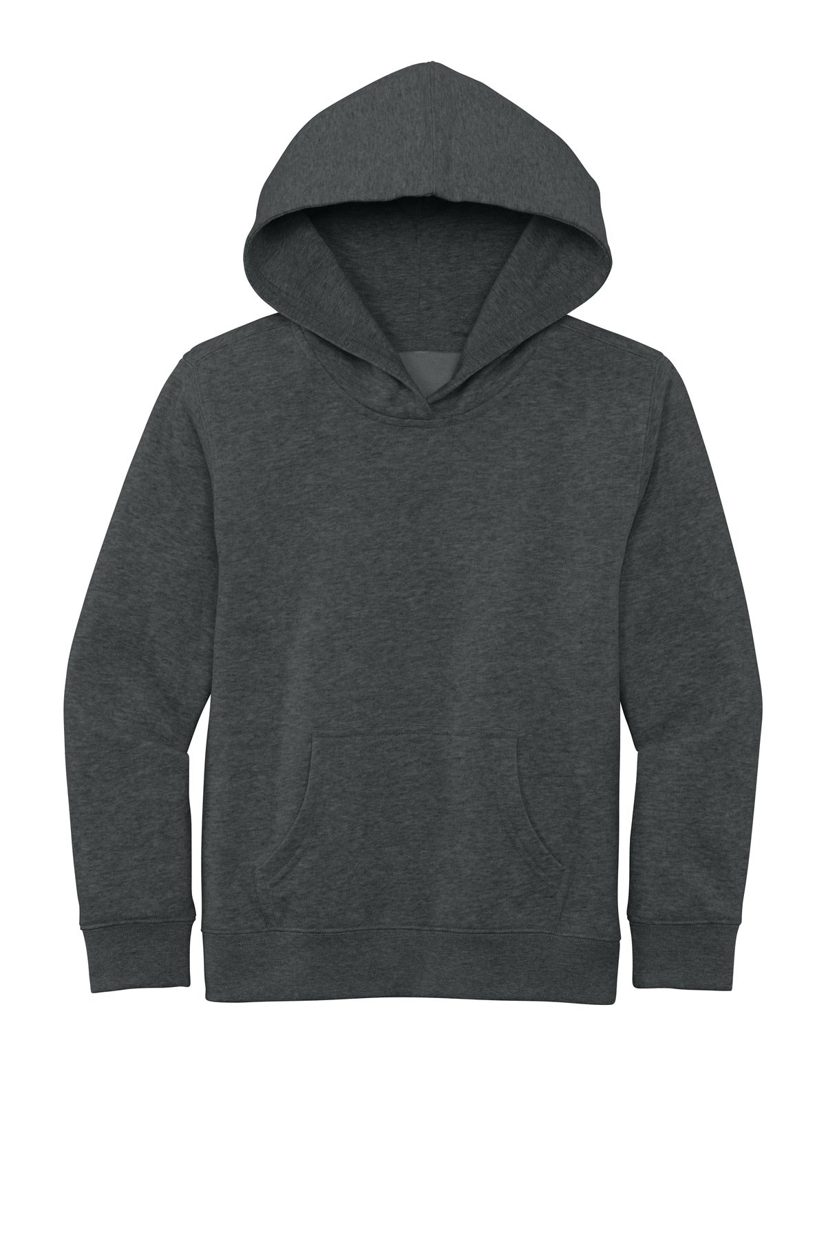 District Youth VITFleece Hoodie DT6100Y Heathered Charcoal