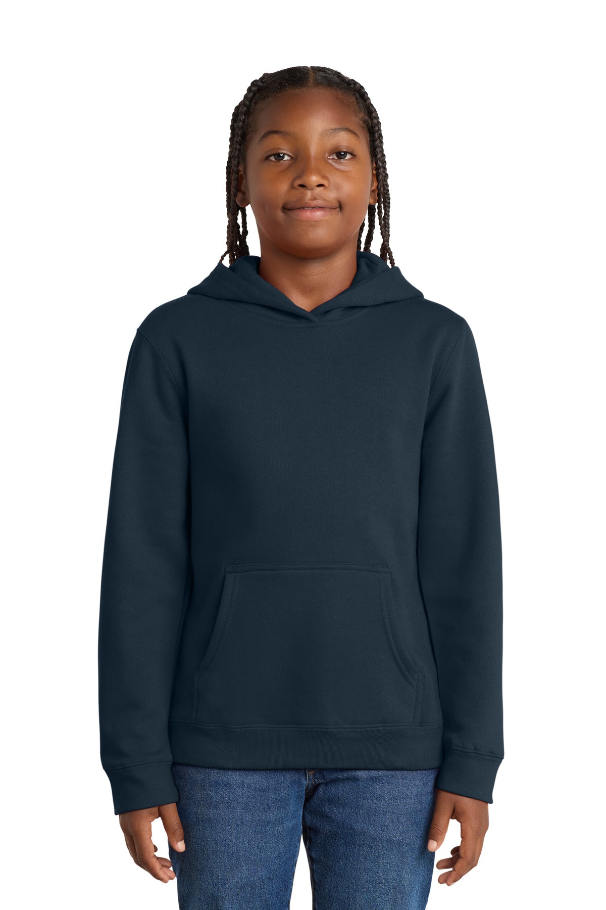 District Youth VITFleece Hoodie DT6100Y New Navy