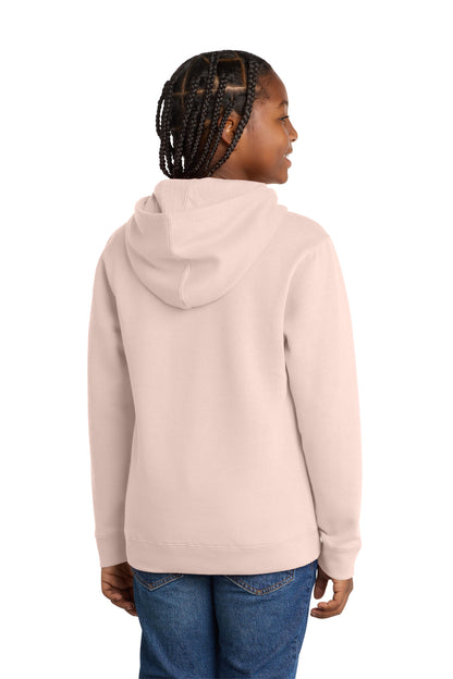 District Youth VITFleece Hoodie DT6100Y Rosewater Pink