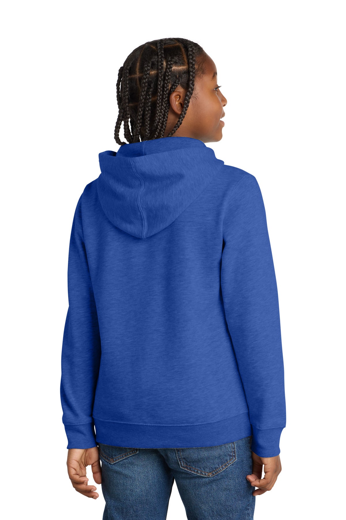 District Youth VITFleece Hoodie DT6100Y Royal Frost