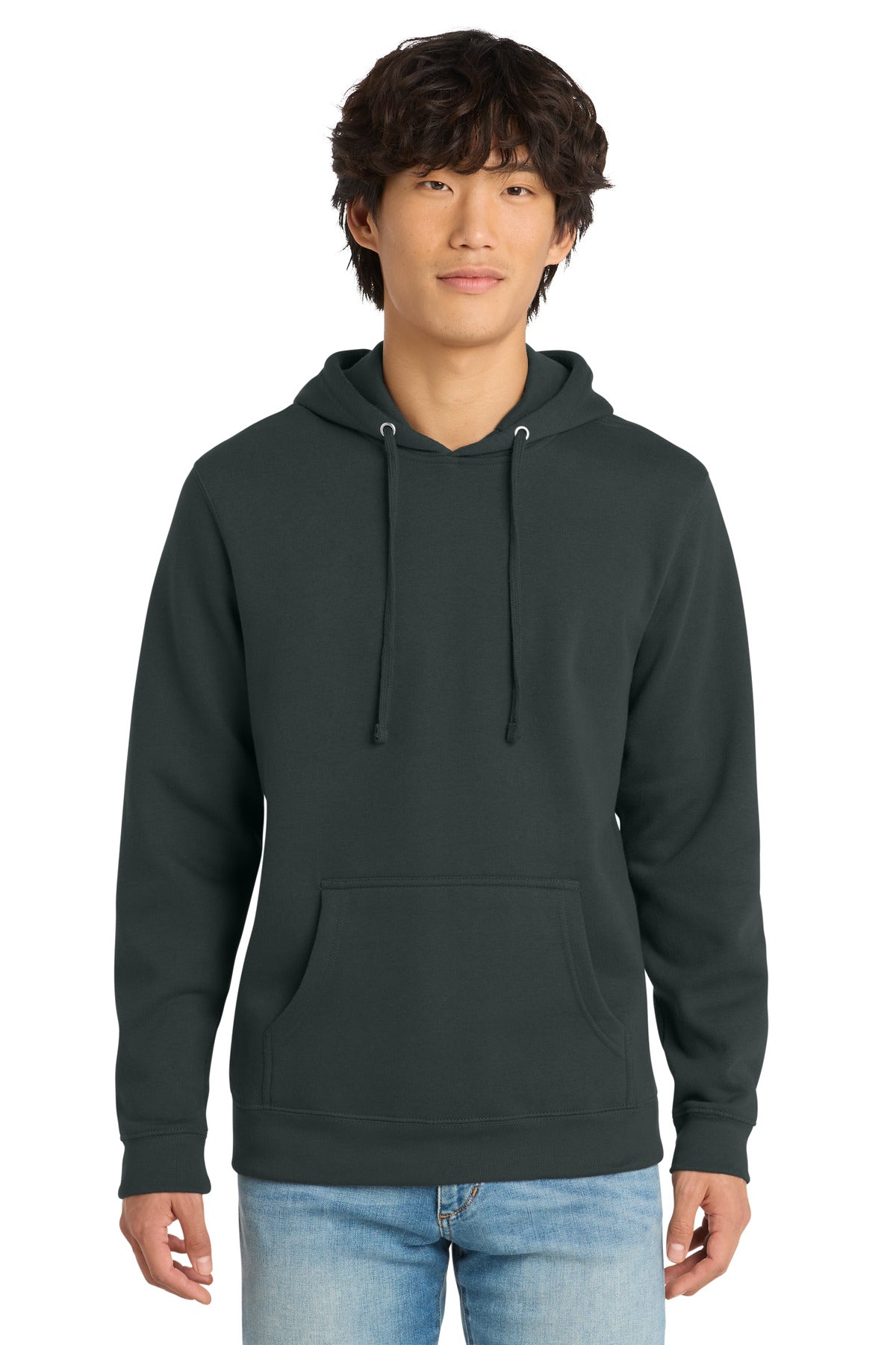 District VITFleece Hoodie DT6100 Charcoal