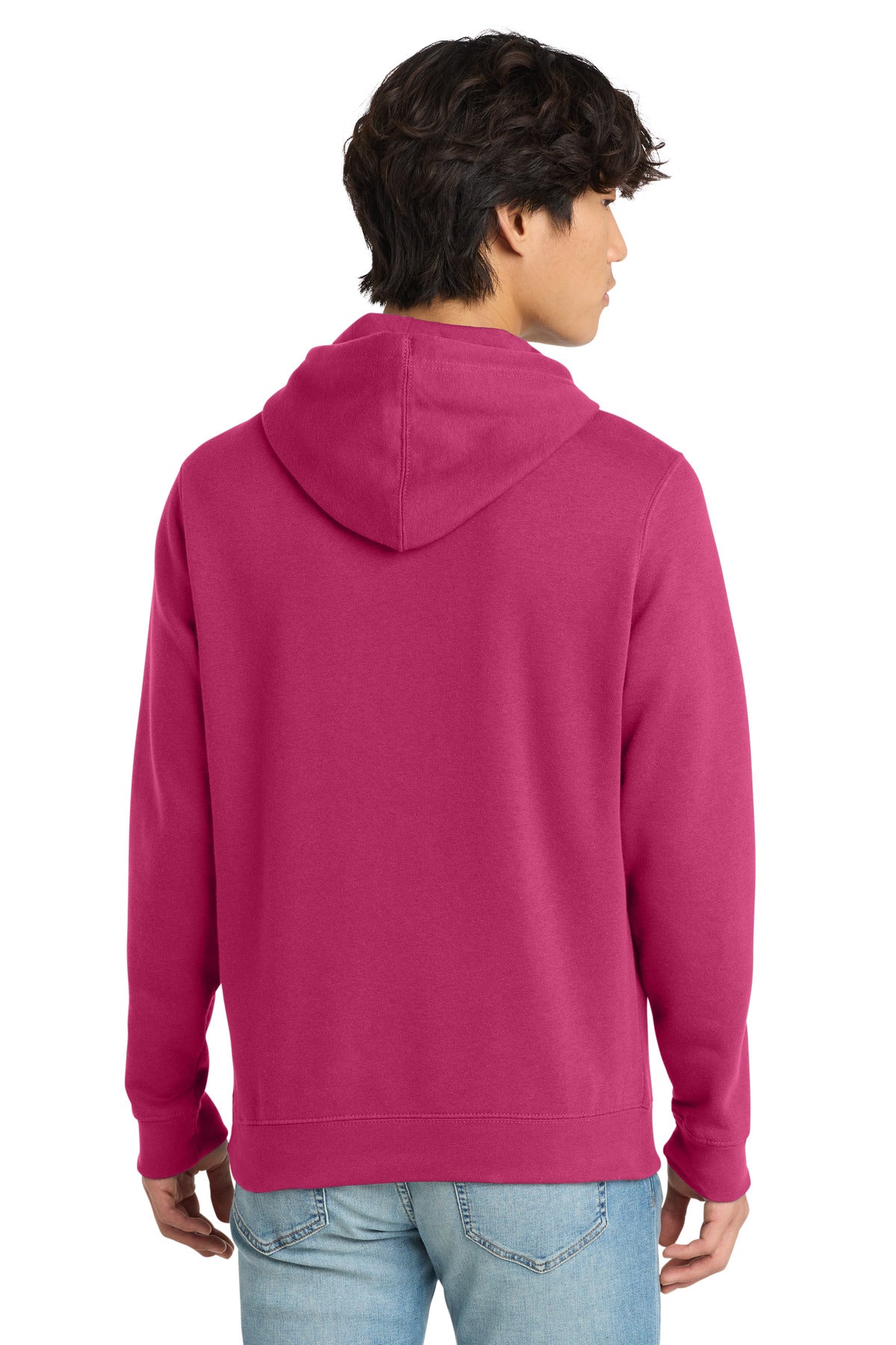 District VITFleece Hoodie DT6100 Dark Fuchsia