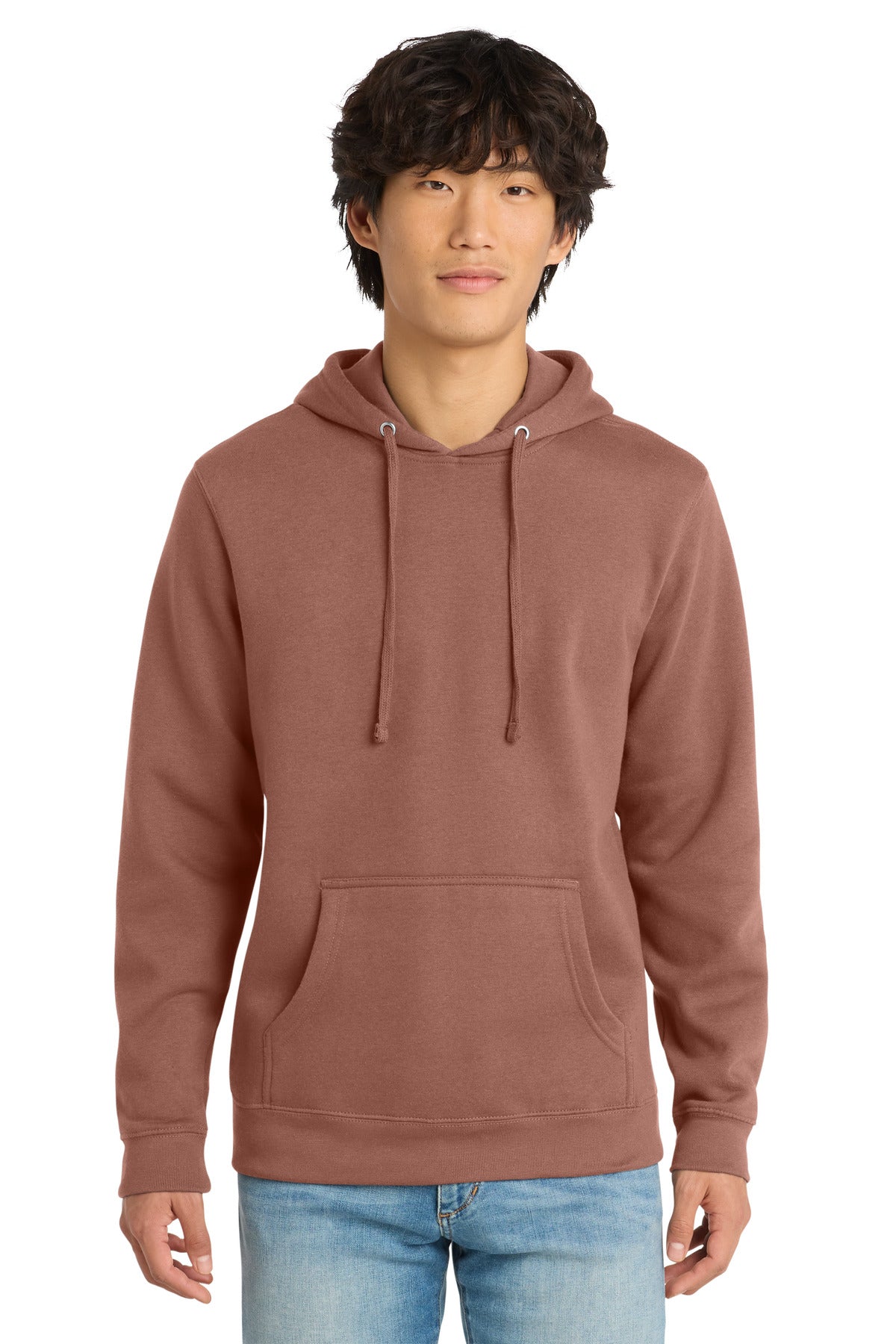 District VITFleece Hoodie DT6100 Desert Rose