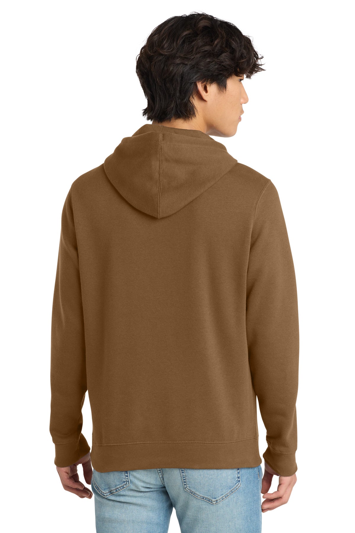 District VITFleece Hoodie DT6100 Duck Brown