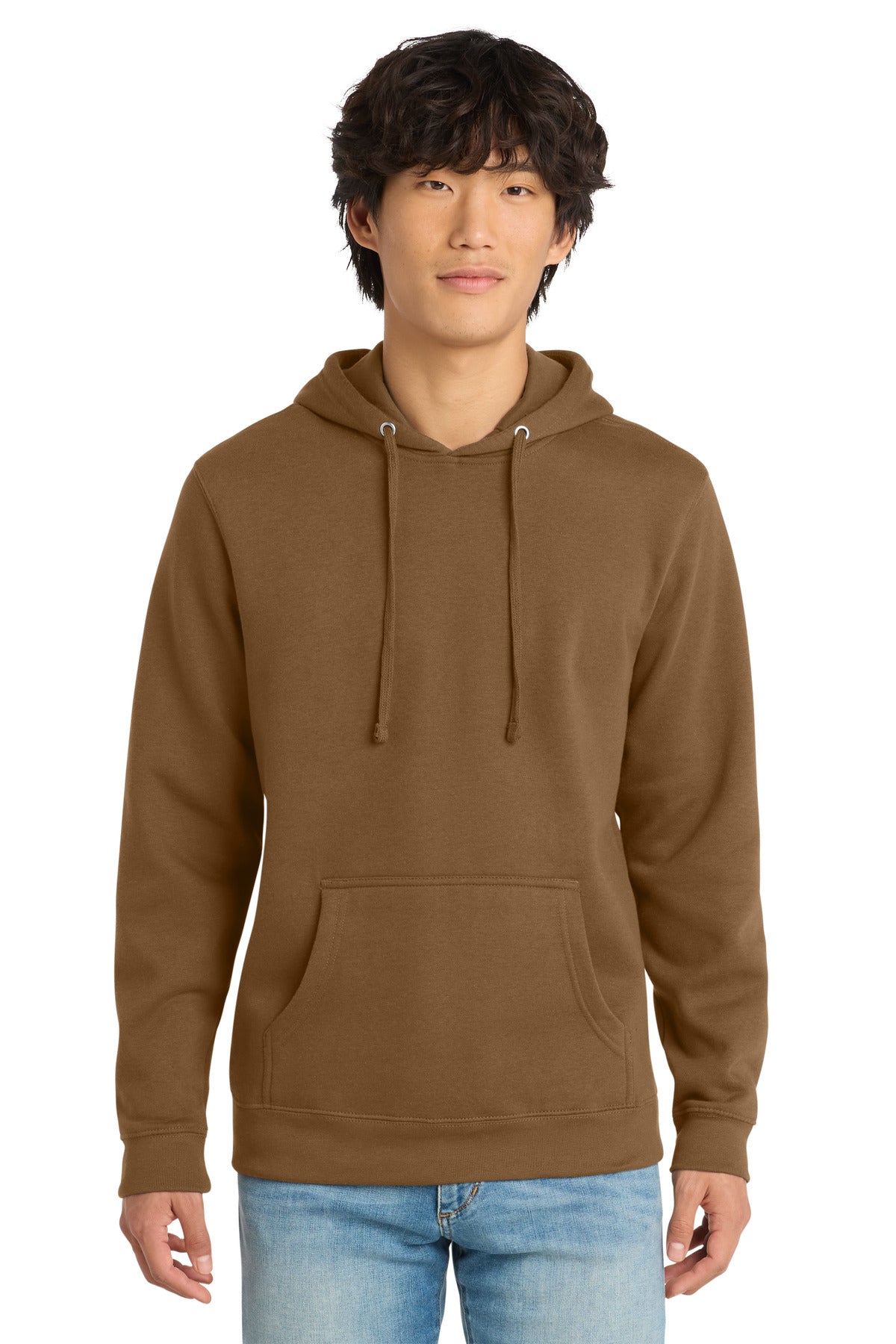 District VITFleece Hoodie DT6100 Duck Brown