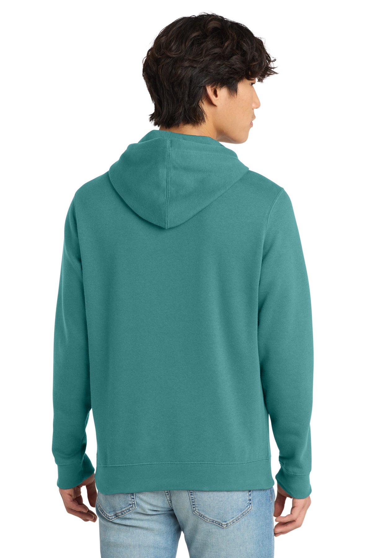 District VITFleece Hoodie DT6100 Eucalyptus Blue