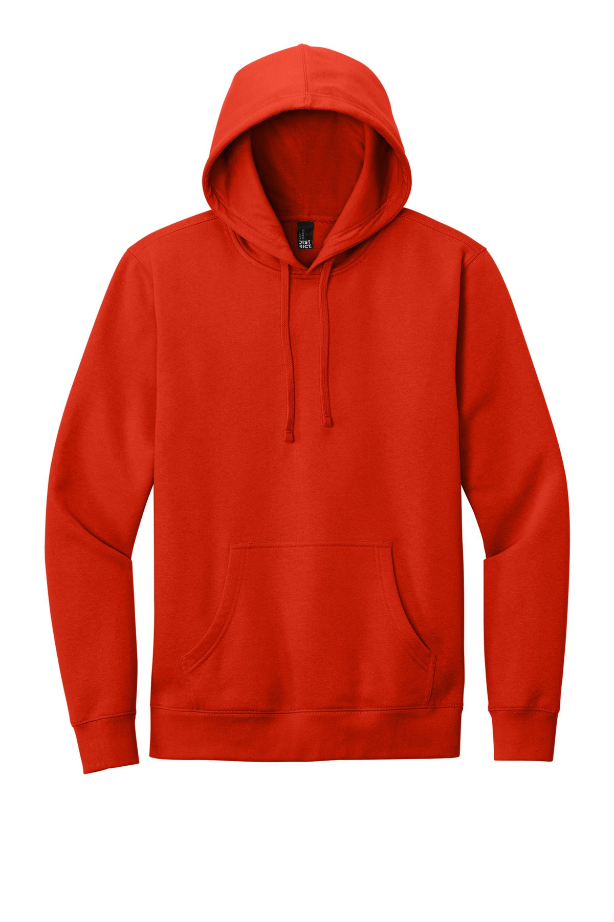 District VITFleece Hoodie DT6100 Fiery Red