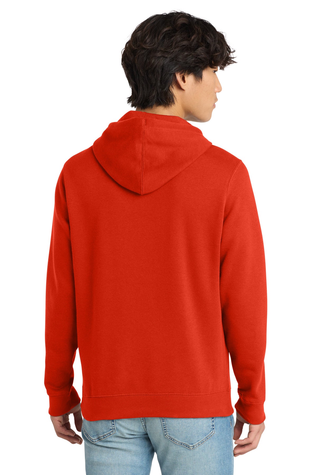 District VITFleece Hoodie DT6100 Fiery Red